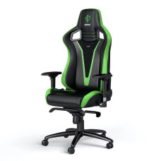 Ігрове крісло Noblechairs EPIC Sprout Edition до 120 кг з екошкіри чорно-зелений