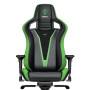 Ігрове крісло Noblechairs EPIC Sprout Edition до 120 кг з екошкіри чорно-зелений