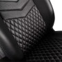Ігрове крісло Noblechairs ICON до 150 кг з натуральної шкіри чорного кольору