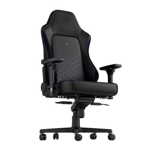Noblechairs HERO Black Blue Gaming Chair до 150 кг ECO Leather Чорно-синій