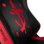 Ігрове крісло Noblechairs HERO DOOM Edition до 150 кг з екошкіри чорно-червоний
