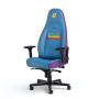 Ігрове крісло Noblechairs ICON Nuka-Cola Quantum Edition до 150 кг ЕКО шкіра синьо-фіолетове