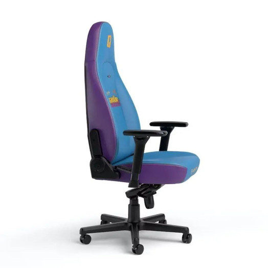 Ігрове крісло Noblechairs ICON Nuka-Cola Quantum Edition до 150 кг ЕКО шкіра синьо-фіолетове