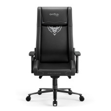 Ігрове крісло Diablo Chairs X-Custom Normal Size до 130 кг з еко-шкіри чорного кольору