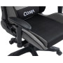 Ігрове крісло Cobra Rebel CR205 до 130 кг ЕКО-шкіра сіро-чорне