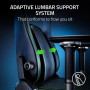 Ігрове крісло Razer Iskur V2 до 136 кг з екошкіри чорного кольору