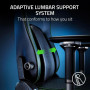 Тканинне ігрове крісло Razer Iskur V2 до 136 кг Тканина темно-сіра