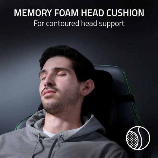 Тканинне ігрове крісло Razer Iskur V2 до 136 кг Тканина темно-сіра