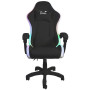 Ігрове крісло Cobra WS8152 до 120 кг з еко-шкірою RGB підсвічування Bluetooth колонки чорні