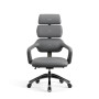 Diablo Chairs V-модульне офісне крісло до 160 кг ECO Leather Grey