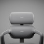 Diablo Chairs V-модульне офісне крісло до 160 кг ECO Leather Grey