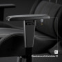Ігрове крісло Diablo Chairs X-One 2.0 нормального розміру Black Moss до 150 кг, тканина чорна