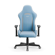 Ігрове крісло Diablo Chairs X-Starter до 136 кг, тканина синього кольору