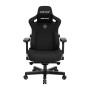 Ігрове крісло Anda Seat Kaiser 3 л до 150 кг, тканина чорного кольору