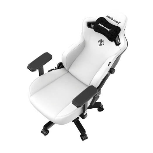 Ігрове крісло Anda Seat Kaiser 3 XL до 200 кг ECO Leather White
