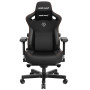 Ігрове крісло Anda Seat Kaiser 3 XL до 200 кг з екошкіри, чорний