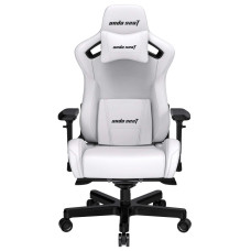 Ігрове крісло Anda Seat Kaiser 2 XL до 200 кг ECO Leather White
