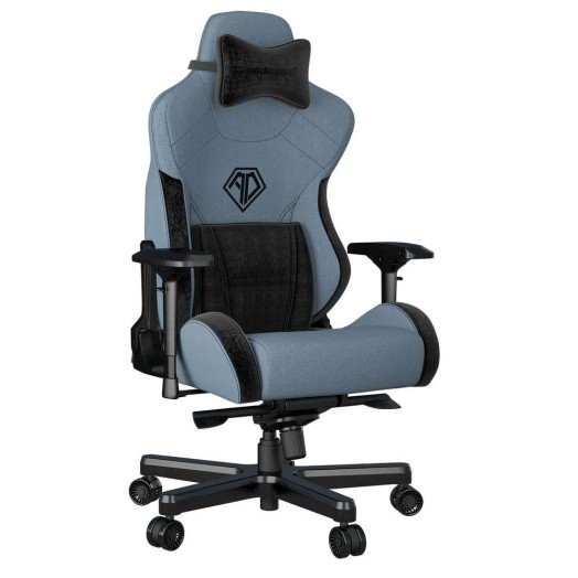 Anda Seat T-Pro 2 XL ігрове крісло до 200 кг тканина синього кольору