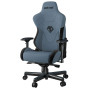 Anda Seat T-Pro 2 XL ігрове крісло до 200 кг тканина синього кольору