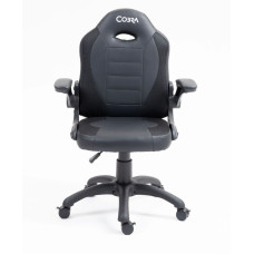 Сидіння Cobra Junior Pro CRF-2306 для дітей до 100 кг ECO Leather Black