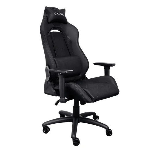 Ігрове крісло Trust GXT 714 Ruya до 150 кг тканина шкіра ECO чорний