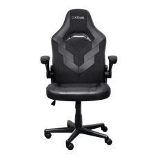 Ігрове крісло Trust GXT 703 Riye до 140 кг, тканина, шкіра ECO Black