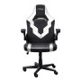Ігрове крісло Trust GXT 703W Riye до 140 кг, тканина, шкіра ECO White