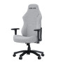 Anda Seat Luna L ігрове крісло до 110 кг тканина сірого кольору