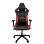 Ігрове крісло Corsair T3 Rush до 120 кг, тканина сіро-червоного кольору