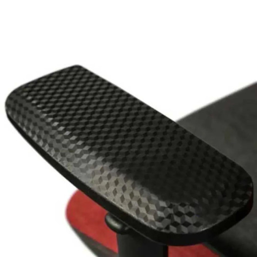 Ігрове крісло Corsair T3 Rush до 120 кг, тканина сіро-червоного кольору