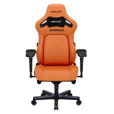 Ігрове крісло Anda Seat Kaiser 4 л до 120 кг з екошкіри помаранчевого кольору