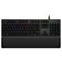 Тактильна чорна механічна клавіатура Logitech G513 Carbon GX Brown
