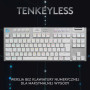 Logitech G915 TKL LIGHTSPEED Tactile GL Tactile Brown White Mechanical Keyboard
