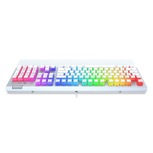 Механічна клавіатура SPC Gear GK650K Omnis RGB Onyx White Pudding Edition Kailh Red White