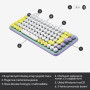 Механічна клавіатура Logitech POP Keys Daydream Lilac Mint