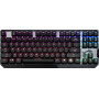 Низькопрофільна графітова механічна клавіатура MSI Vigor GK50 TKL Kailh