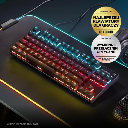 Механічна клавіатура SteelSeries Apex 9 TKL Black