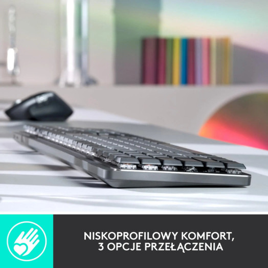 Механічна клавіатура Logitech MX Mechanical Brown Switch Graphite Mechanical