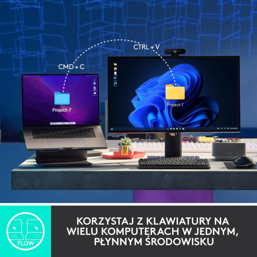 Механічна клавіатура Logitech MX Mechanical Brown Switch Graphite Mechanical