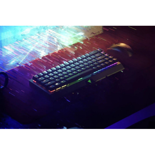 Механічна клавіатура Razer BlackWidow V3 Mini HyperSpeed Green Switch Mechanical Black
