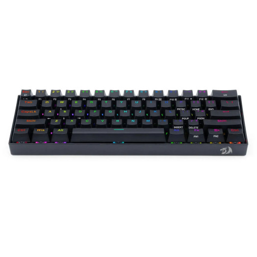 Механічна клавіатура Redragon Draconic PRO K530 RGB, коричневий перемикач, чорний
