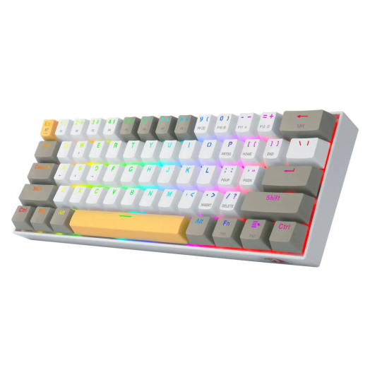 Механічна клавіатура Redragon Draconic PRO K530 Brown Switch White/Grey