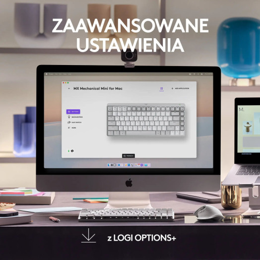 Механічна міні-клавіатура Logitech MX для Mac Gray