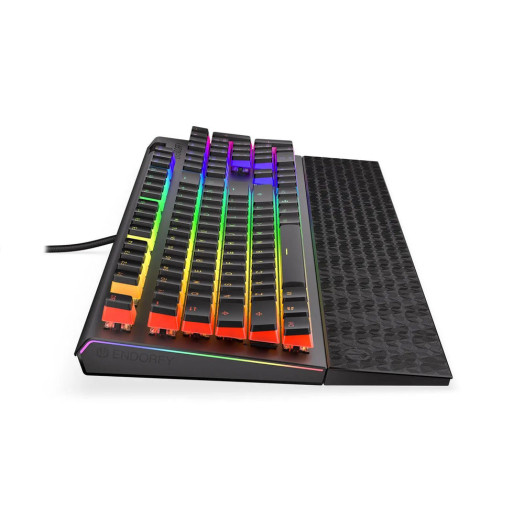 Механічна клавіатура Endorfy Omnis Pudding Red Kailh Red RGB Black