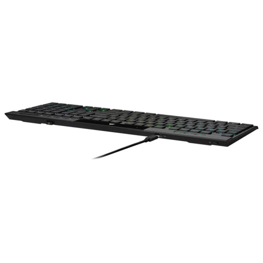 Механічна клавіатура Corsair K100 Air Wireless RGB Cherry MX Ultra Black