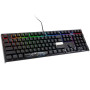Механічна клавіатура Ducky One 2 з підсвічуванням PBT RGB Cherry MX Black Black