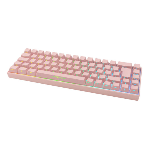 Механічна клавіатура Deltaco GAM-100-P-UK Kailh Red Pink