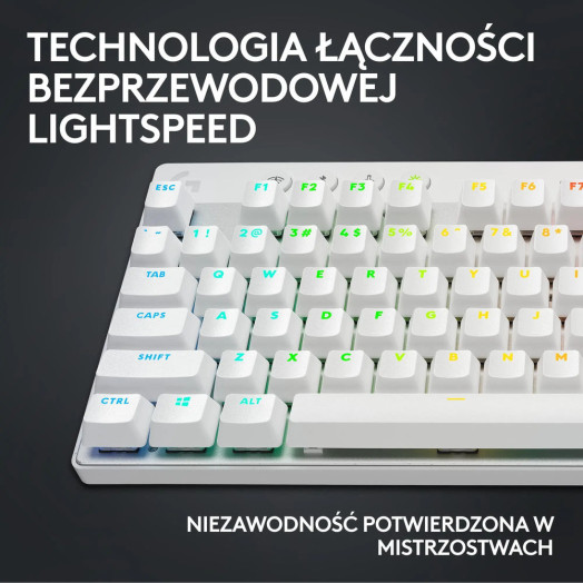 Механічна клавіатура Logitech G Pro X TKL Lightspeed Tactile GX Brown White