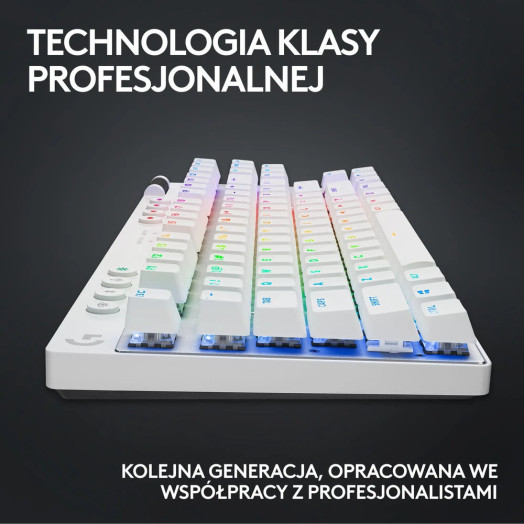 Механічна клавіатура Logitech G Pro X TKL Lightspeed Tactile GX Brown White