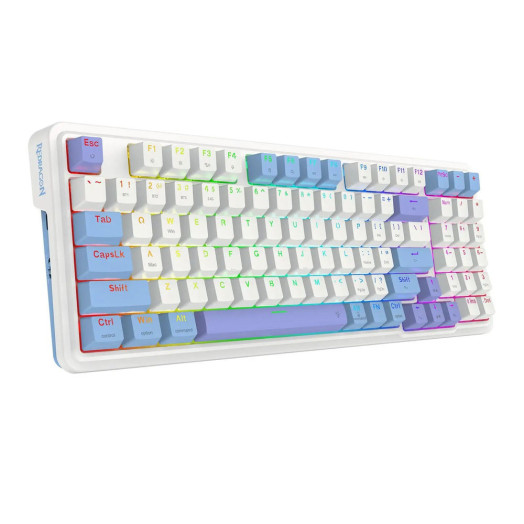 Механічна клавіатура Redragon K664WBP-RGB-PRO Gloria Pro White-Blue
